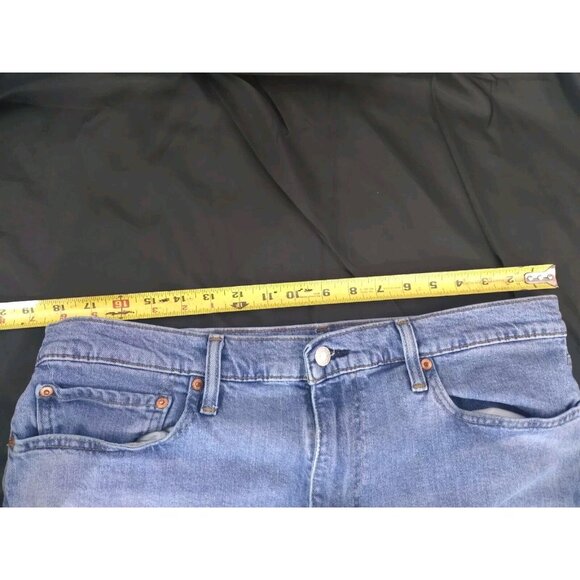 Levis 511 Jeans Mens 38x32 Premium Light Blue Washed Big E Red Tab  READ - Picture 10 of 16